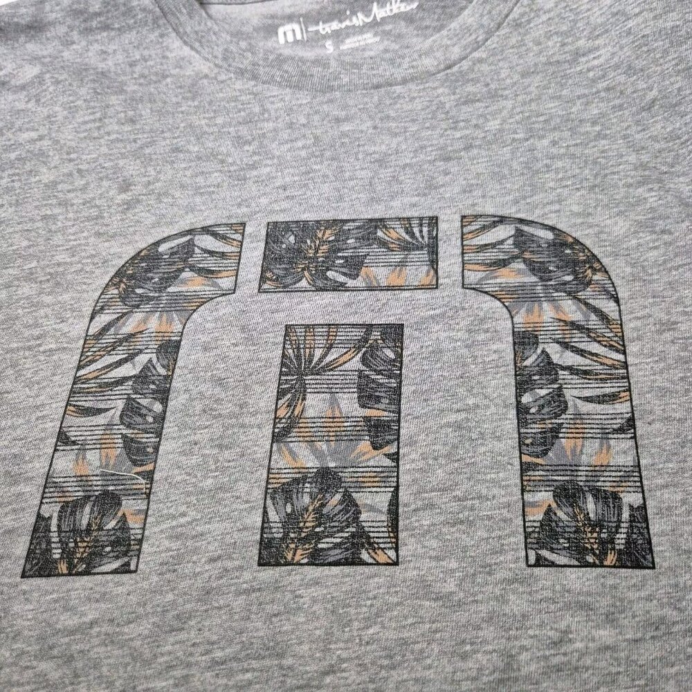 Travis Mathew Men's T-Shirt Size S Short Sleeve Gray (48) - Picture 3 of 7